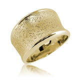 Charles Garnier Eileen 18K Gold Plated Saddle Ring Size 7