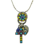 Mariana Handmade Swarovski Crosses Flower Pendant Necklace Pink 52021 1024 - ILoveThatGift