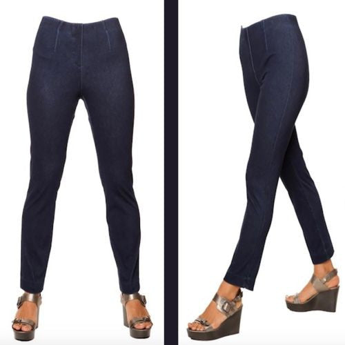 Lior Paris Denim Tapered Leg Stretch Pull On Sasha Pants Size 2-16 - ILoveThatGift