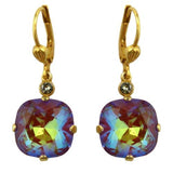 La Vie Parisienne Earrings Swarovski Crystal Popesco 6556G Blue Ruby - ILoveThatGift