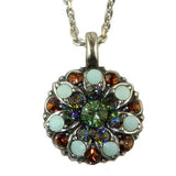 Mariana Guardian Angel Crystal Pendant Necklace 3201  Blue Opal Topaz - ILoveThatGift