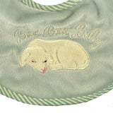 Bearington Baby - Green Little Lamby Bib