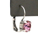 Dorata Handmade Bermuda Antique Pink Swarovski Crystal  Drop Earrings wear with Mariana - ILoveThatGift