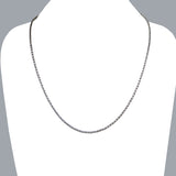 Sterling Silver Handmade 2.5mm Bali Foxtail Link Necklace with Hook Clasp - ILoveThatGift