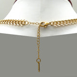Fishbone 18K Gold Link Necklace 18" by Sahira - ILoveThatGift