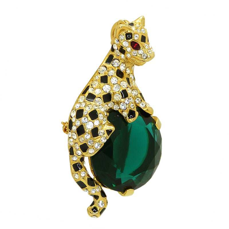 Kenneth Jay Lane Leopard Pin