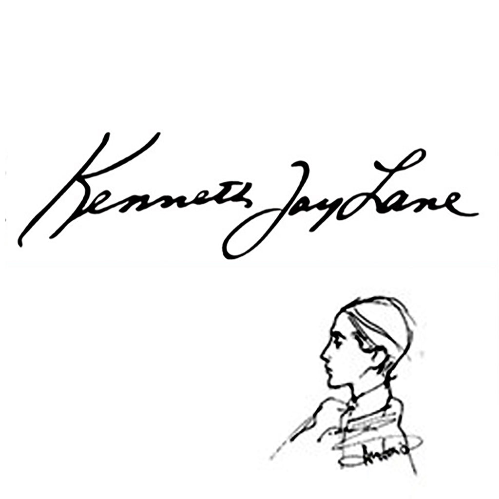 Kenneth Jay Lane KJL Satin Gold Dimpled Disc Clip Earrings Marked