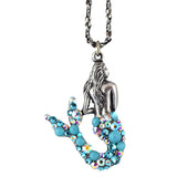 Anne Koplik Koa Mermaid Swarovski Crystal Pendant Necklace NS3147ATUR - ILoveThatGift