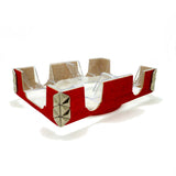 Custom Design Inspired Cork Decorated Canasta Spinning Tray