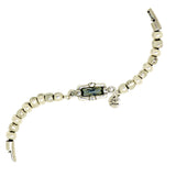 Lilly's Allure Black Swarovski Crystal Silver Bracelet Magnetic W181 Wear with Uno de 50 - ILoveThatGift