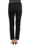 Gretchen Scott Black Gripeless Pull On Pants - Ultra Suede BLACK Large