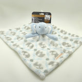 Blankets and Beyond Soft Blue Elephant NUNU Baby Security Blanket
