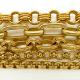 La Vie Parisienne Antique Gold Multi Chain Bracelet Looks Layered 1620G - ILoveThatGift