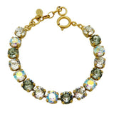 La Vie Parisienne Swarovski Gold Bracelet Black Diamond Clear AB 1652 BG - ILoveThatGift