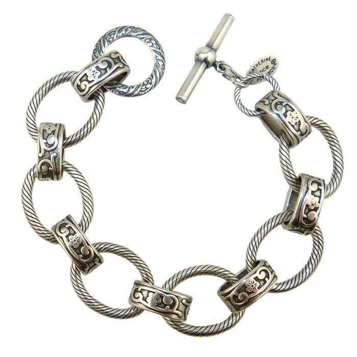 La Vie Parisienne Silver Chain Link Bracelet 1719 Popesco - ILoveThatGift