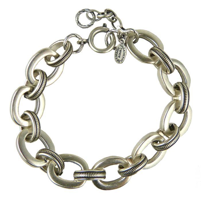 La Vie Parisienne Silver Chain Link Bracelet 1733 Popesco - ILoveThatGift
