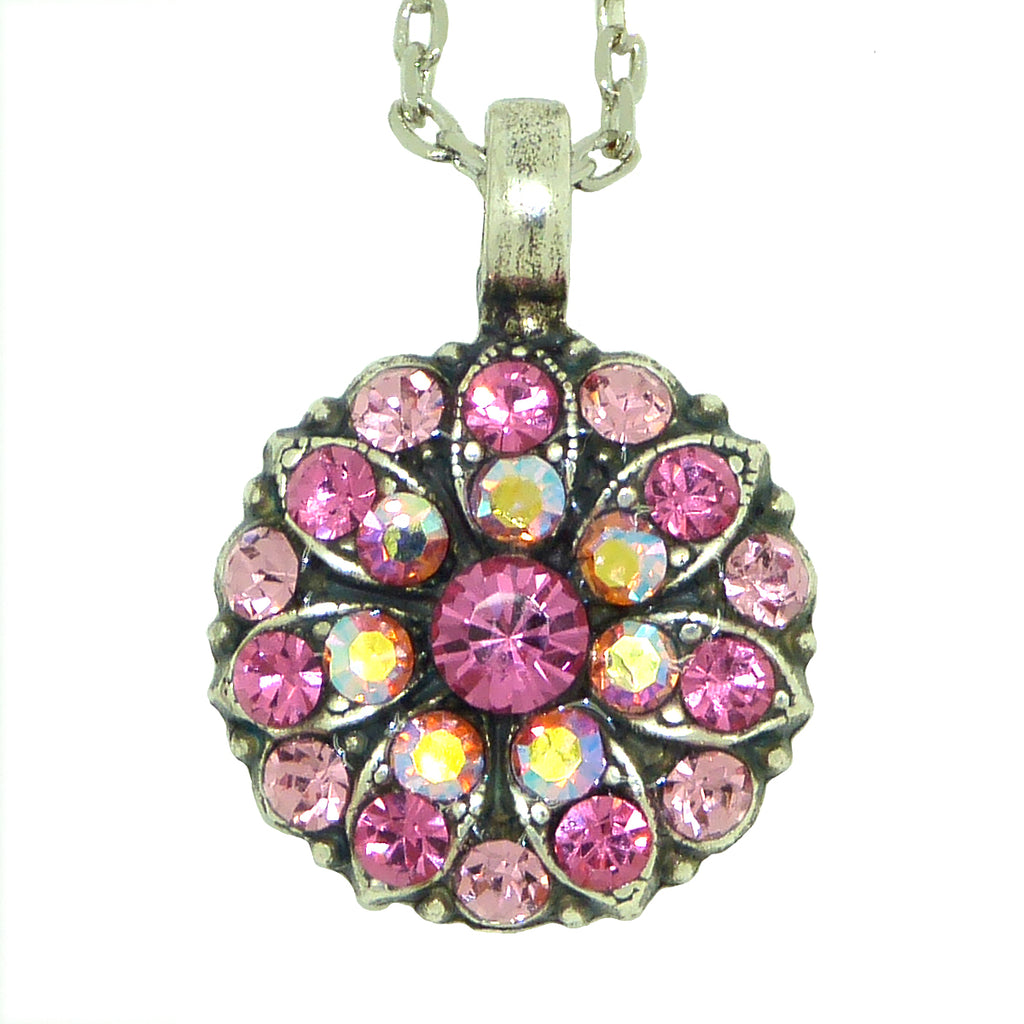 Mariana Guardian Angel Crystal Pendant Necklace 209 Indian Pink - ILoveThatGift