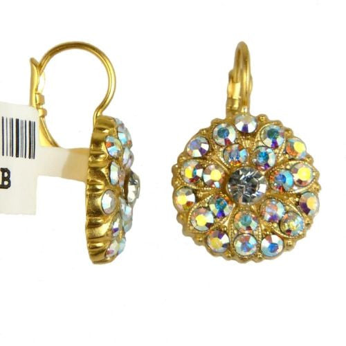 Mariana Handmade Swarovski Crystal Earrings Gold 1029 001AB Clear - ILoveThatGift