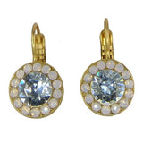 Mariana Handmade Swarovski Crystal Earrings 1129 1028 Rosewater Opal Azore Blue - ILoveThatGift