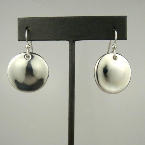 Simon Sebbag Sterling Silver Smooth Round Earrings E240 - ILoveThatGift
