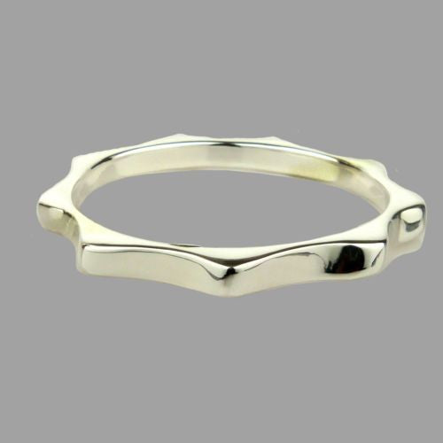 Simon Sebbag 9 Corner Sterling Silver 925 Bangle Bracelet B1330 - ILoveThatGift