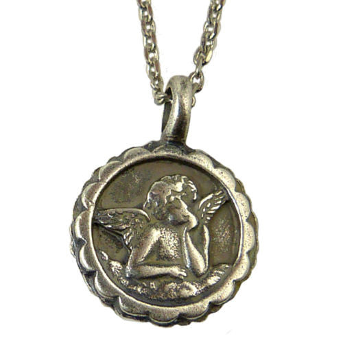 Mariana Guardian Angel Crystal Pendant Necklace 1343 Crystal Meridian Blue Opal - ILoveThatGift