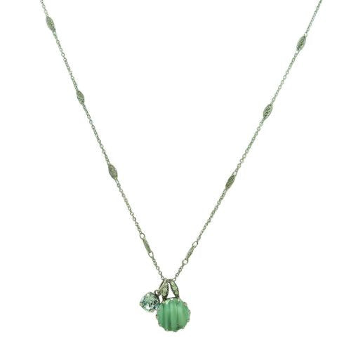 Mariana Swarovski Gemstone Dangle Drop Necklace 5133/2 1065 Mojito Iced Green Azore - ILoveThatGift