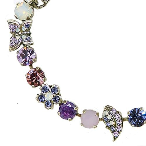 Mariana Handmade Swarovski Silver Bracelet Butterfly 10620 Purple Rain Amethyst - ILoveThatGift