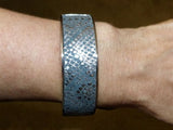 Kemestry Handmade Leather Hinged Cuff Bangle Bracelet Made in USA - ILoveThatGift