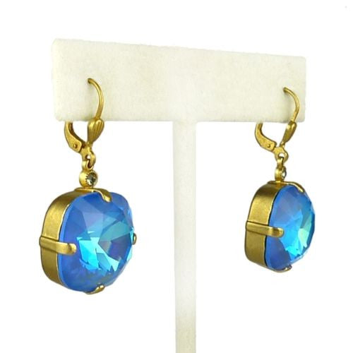 La Vie Parisienne Gold Ultra Blue Earrings 6544G Catherine Popesco - ILoveThatGift