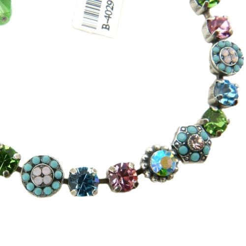 Mariana Handmade Swarovski Crystal 4029 Bracelet 3711 Green Pink Blue - ILoveThatGift