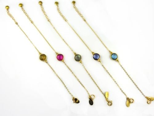 Bezel Stone Bracelet by Athena Designs - ILoveThatGift