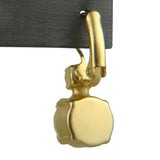 Mariana Handmade Swarovski Large Round Earrings 1037 1032 Gold Yellow Purple - ILoveThatGift