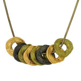 Curly Pod 16" Adjustable Tri Color Necklace by Michael Michaud - ILoveThatGift