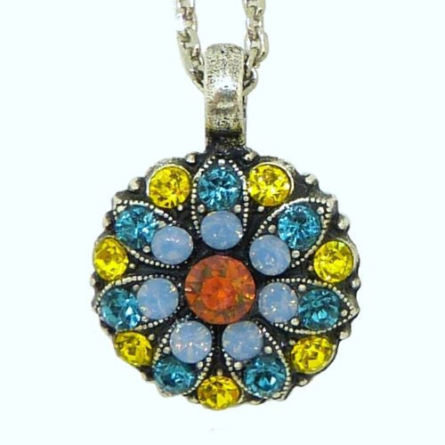 Mariana Guardian Angel Crystal Pendant Necklace 3311 Citrine Indicolate Topaz Ch - ILoveThatGift