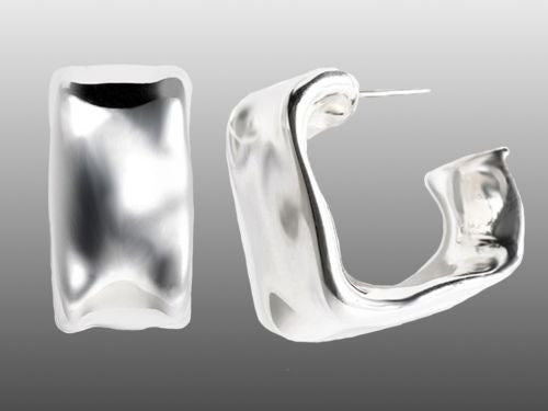 Simon Sebbag Sterling Silver 925 Square Hoop Earring E2588 - ILoveThatGift