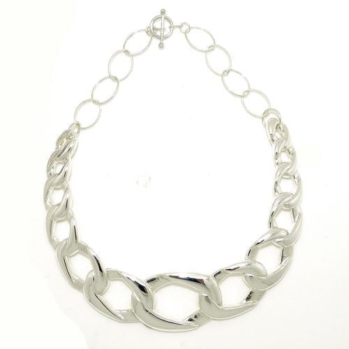 Simon Sebbag Sterling Silver Chain Link Open Wire Dangle Earrings - ILoveThatGift