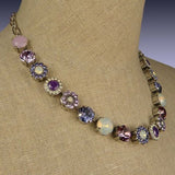 Mariana Handmade Swarovski Crystal Silver Necklace 3084 1062 Purple Rain Amethyst - ILoveThatGift