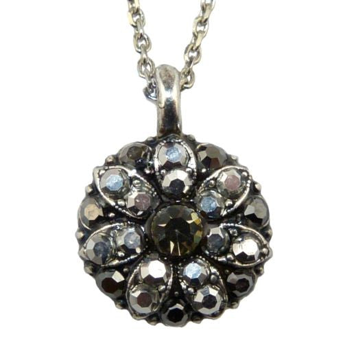 Mariana Guardian Angel Crystal Pendant Necklace 747 Hematite Crystal Shade - ILoveThatGift