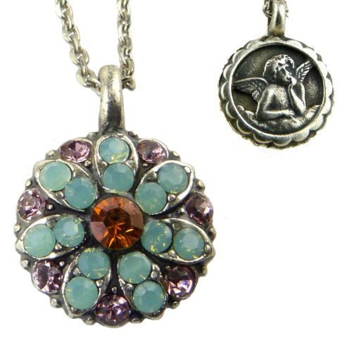 Mariana Guardian Angel Crystal Pendant Necklace 115 Crystal Volcano Opal - ILoveThatGift