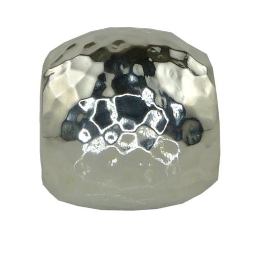 Simon Sebbag Sterling Round Hammered Silver Slide Bead 187 for Leather Necklace - ILoveThatGift