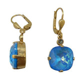 La Vie Parisienne Earrings Swarovski Crystal Popesco 6556G Ultra Blue - ILoveThatGift
