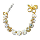 Mariana Handmade Swarovski Gold Bracelet 4084R 001MOL Gold Clear Crystal - ILoveThatGift