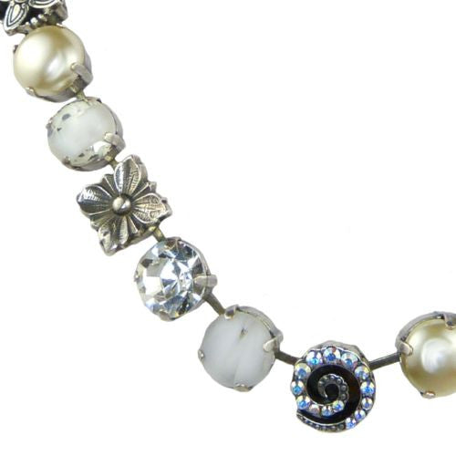 Mariana Handmade Swarovski Necklace N3025 1201 Alabaster AB Crystal Pearl - ILoveThatGift