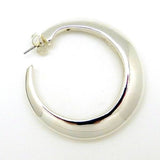Simon Sebbag Sterling Silver Large Hoop Earring E2869 Tapered - ILoveThatGift