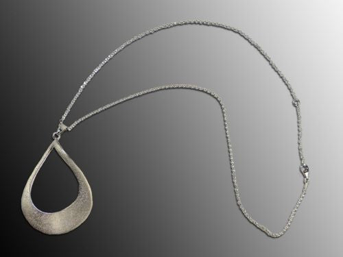 Charles Garnier Barbara Sterling Silver Twisted Oval Necklace - ILoveThatGift