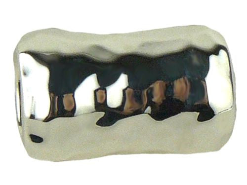 Simon Sebbag Sterling Hammered Silver Slide Bead 69 for Leather Necklace - ILoveThatGift