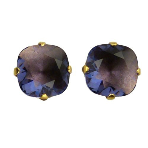 La Vie Parisienne Catherine Popesco Swarovski Gold Stud Earrings 6556PG - ILoveThatGift