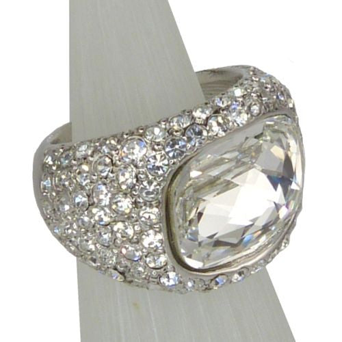 Kenneth Jay Lane Pave Crystal Ring Gold KJL - ILoveThatGift