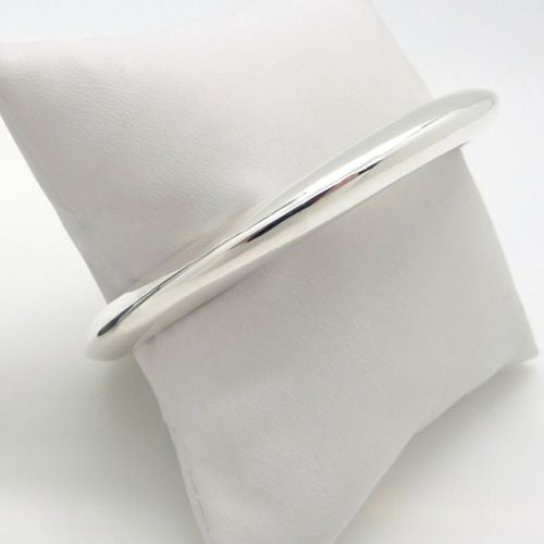 Simon Sebbag Swirl Sterling Silver 925 Bracelet B1338 Smooth Round Bangle - ILoveThatGift